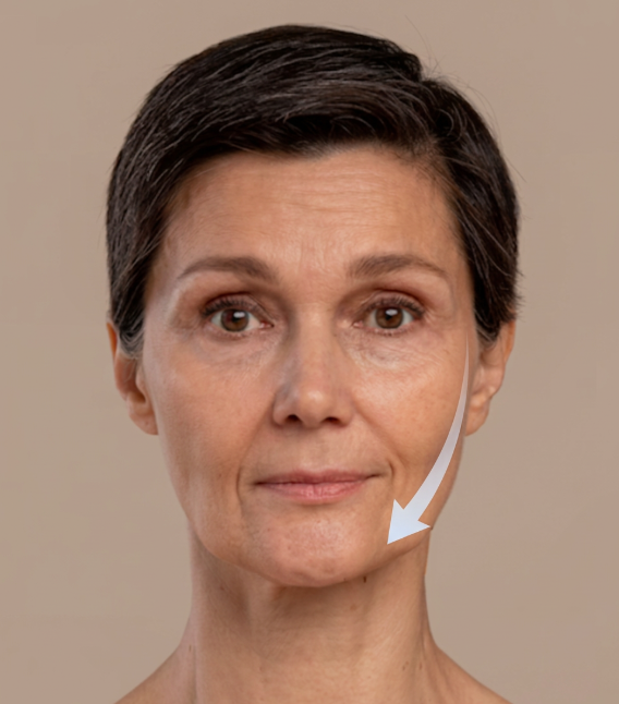 Seberapa Berbeda Efek Thread Lift Lipatan Nasolabial? Penjelasan Perubahan Lifting Midface yang Kendur 사진 2