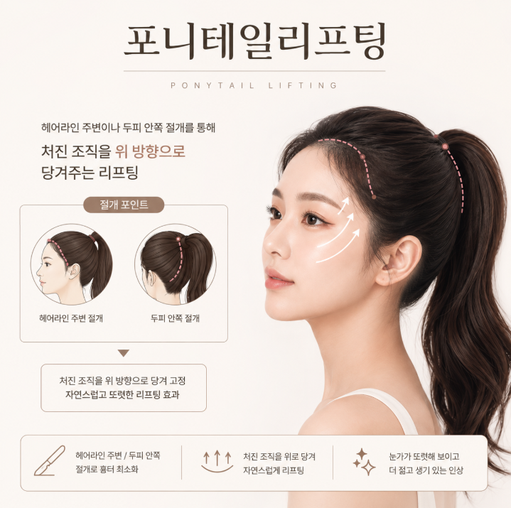 Why Ponytail Lifting Costs Vary Greatly: Impact of Incision Range and Lifting Method Explained 사진 3