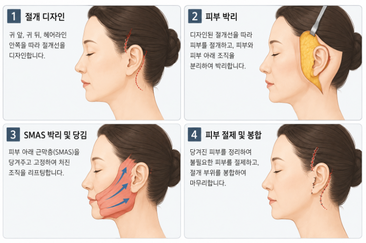 안면거상 연예인들이 티 안 나는 이유, 절개보다 중요한 건 이것