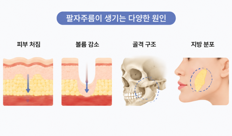팔자주름필러 vs 실리프팅, 같은 고민이라도 방법이 달라지는 이유