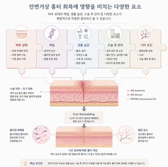 안면거상 흉터, 시간이 지나도 남는 사람과 옅어지는 사람의 차이 사진 10