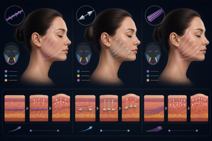 Mint Thread vs. Silhouette Soft vs. Cavaran Thread: What's the Difference in Lifting Effects? 사진 9