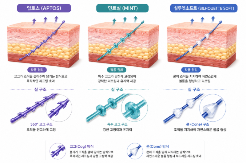 압토스, 민트실, 실루엣소프트 비교, 실리프팅 선택 기준은? 사진 6