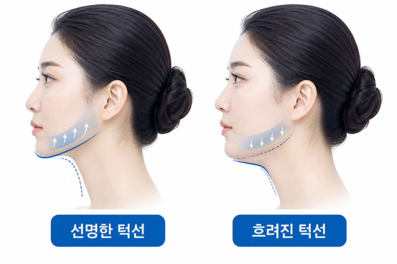 강남안면거상잘하는병원, 턱선이 살아나는 리프팅의 차이 사진 4