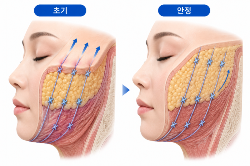 민트실리프팅 부작용, 딤플·처짐이 생기는 이유와 회복 과정 사진 10