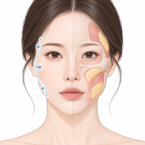 땅콩형얼굴, 살이 빠져서 생긴 걸까요? 원인부터 확인하세요 사진 4