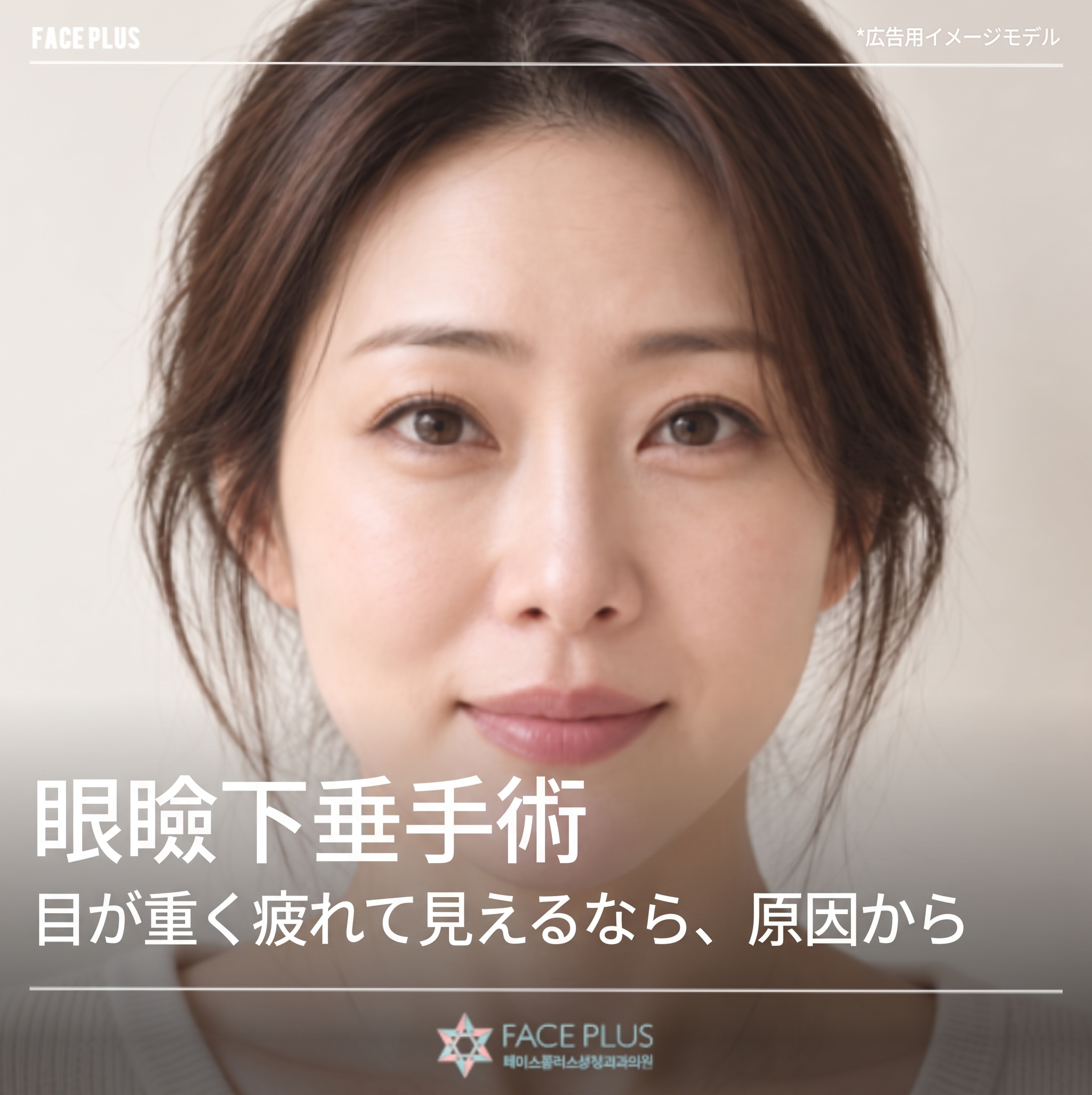 眼瞼下垂手術、まぶたが重く疲れて見えるなら原因から確認を
