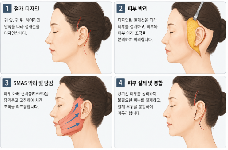 미니거상 vs 안면거상, 처짐 정도에 따라 선택이 달라지는 이유