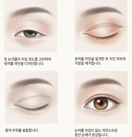 상안검부작용, 수술 후 눈매가 더 사나워 보이는 이유는? 사진 3
